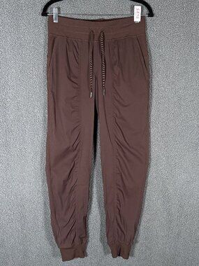 Lululemon Dance Studio Mid-Rise Jogger Pants - Women's Size 6 - Brown Java